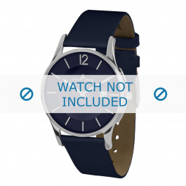 Jacques Lemans bracelet de montre 1-1850D Cuir Bleu