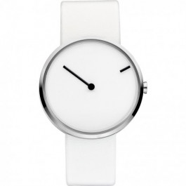 Bracelet de montre Jacob Jensen 253 Cuir Blanc 18mm