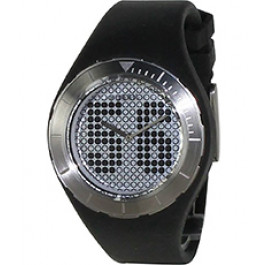Bracelet de montre Fossil JR1210 Silicone Noir