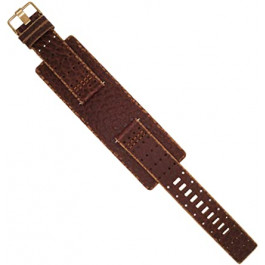 Bracelet de montre Fossil JR9040 Cuir Brun 22mm