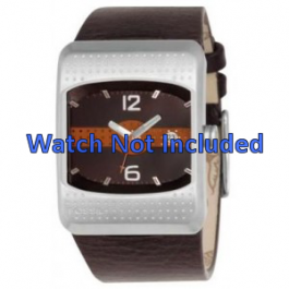 Bracelet de montre Fossil JR9389 Cuir Brun 16mm
