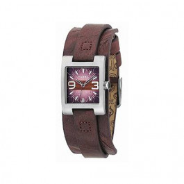 Bracelet de montre Fossil JR9515 Cuir Brun 12mm
