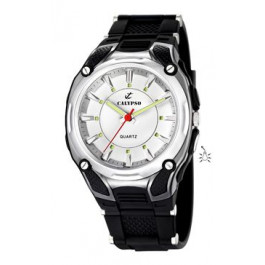 Bracelet de montre Calypso K5560-1 Caoutchouc Noir 20mm