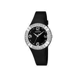 Bracelet de montre Calypso K5659.4 Caoutchouc Noir 25mm