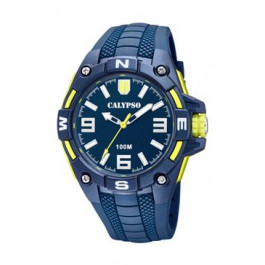 Bracelet de montre Calypso K5761-2 Silicone Bleu