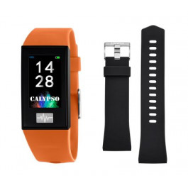 Bracelet de montre Montre intelligente Calypso K8500-3 Plastique Noir 13mm