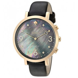 Bracelet de montre Kate Spade New York KST23208 Cuir Noir 16mm