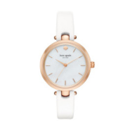 Bracelet de montre Kate Spade New York KSW1280 Cuir Blanc 5mm