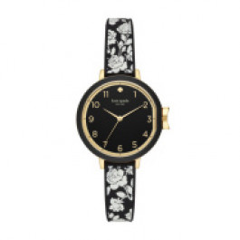 Bracelet de montre Kate Spade New York KSW1476 Cuir Noir