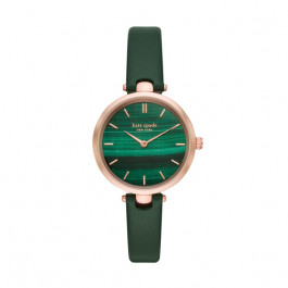 Bracelet de montre Kate Spade New York KSW1529 Cuir Vert 12mm
