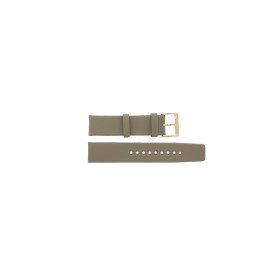 Bracelet de montre Marc by Marc Jacobs MBM1245 Cuir Taupe 20mm