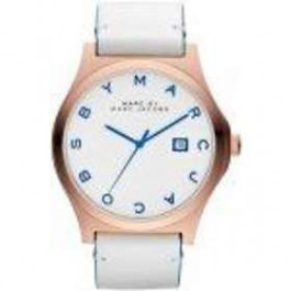 Bracelet de montre Marc by Marc Jacobs MBM1249 Cuir Blanc 22mm