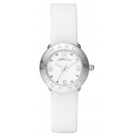 Bracelet de montre Marc by Marc Jacobs MBM8553 Cuir Blanc 15mm