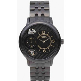 Bracelet de montre Fossil ME1100 Acier inoxydable Noir 18mm