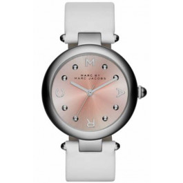 Bracelet de montre Marc by Marc Jacobs MJ1407 Cuir Blanc 18mm