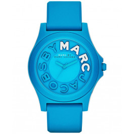 Bracelet de montre Marc by Marc Jacobs MBM4024 Silicone Bleu 20mm