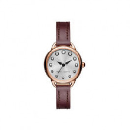 Bracelet de montre Marc by Marc Jacobs MJ1481 Cuir Rouge 10mm