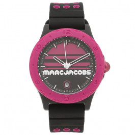 Bracelet de montre Marc by Marc Jacobs MJ1652 Silicone Noir 18mm