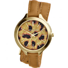 Bracelet de montre Michael Kors MK2327 Cuir Brun 12mm