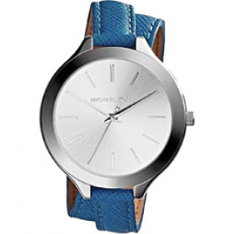 Bracelet de montre Michael Kors MK2331 Cuir Bleu 12mm