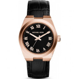 Bracelet de montre Michael Kors MK2358 Cuir Noir 24mm