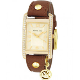 Bracelet de montre Michael Kors MK2378 Cuir Brun 18mm