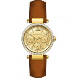 Bracelet de montre Michael Kors MK2504 Cuir Brun 16mm