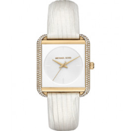 Bracelet de montre Michael Kors MK2600 Cuir Blanc 20mm