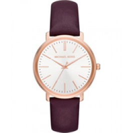 Bracelet de montre Michael Kors MK2605 Cuir Bordeaux 18mm