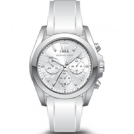 Bracelet de montre Michael Kors MK2651 Silicone Blanc 22mm