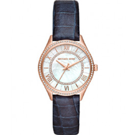 Bracelet de montre Michael Kors MK2757 Cuir Bleu 16mm
