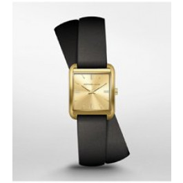 Bracelet de montre Michael Kors MK2825 Cuir Noir 16mm
