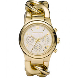 Bracelet de montre Michael Kors MK3131 Acier inoxydable Plaqué or 12mm