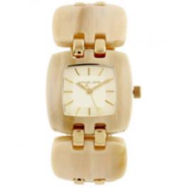 Bracelet de montre Michael Kors MK4256 Plastique Beige 20mm