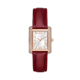 Bracelet de montre Michael Kors MK4689 Cuir Rouge 18mm