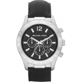 Bracelet de montre Michael Kors MK8215 Cuir Noir 24mm