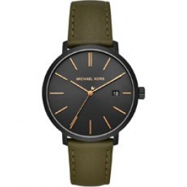 Bracelet de montre Michael Kors MK8676 Cuir Vert 20mm