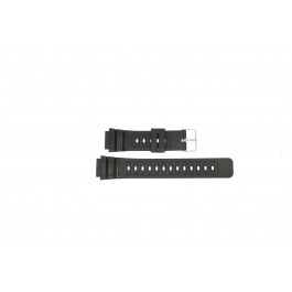 Bracelet de montre Universel P103 Silicone Noir 18mm