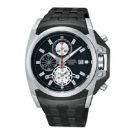 Bracelet de montre Pulsar YM62-X204 / PF3843X1 / PH347X Acier Noir 24mm