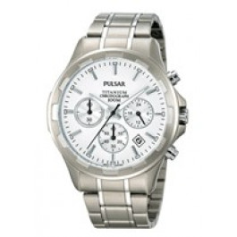 Bracelet de montre Pulsar VD53-X064 / PT3211X1 Titane Gris 20mm