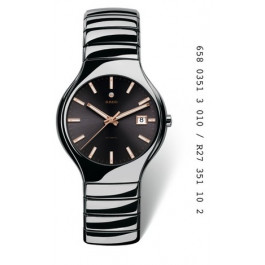 Bracelet de montre Rado R27351102 (07.04671) Céramique Gris