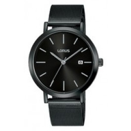 Bracelet de montre Lorus PC32-X144 / RH943JX9 Acier Noir