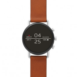 Bracelet de montre Skagen SKT5104 Cuir Cognac 20mm