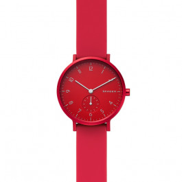Bracelet de montre Skagen SKW2765 Silicone Rouge 16mm