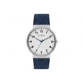 Bracelet de montre Skagen SKW6098 Cuir/Textile Bleu 23mm