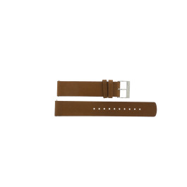 Bracelet de montre Skagen SKW6446 / SKW6457 / HAGEN Cuir Cognac 18mm