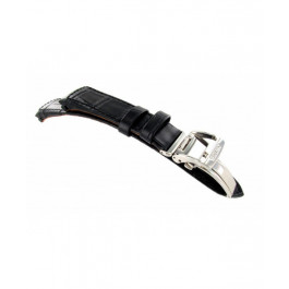 Bracelet de montre Seiko 4R39-00A0 / SSA021J2 / L01J011J0 Cuir Noir 20mm