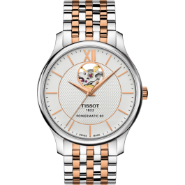 Bracelet de montre Tissot T0639072203801A / T063907 / T605043232 Acier inoxydable Bicolore