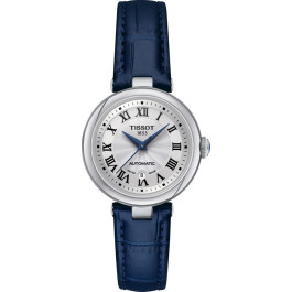 Bracelet de montre Tissot T600047888 Cuir Bleu 14mm