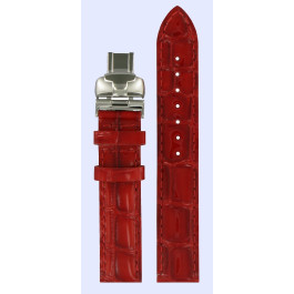 Bracelet de montre Tissot T600031522 Cuir Rouge 16mm